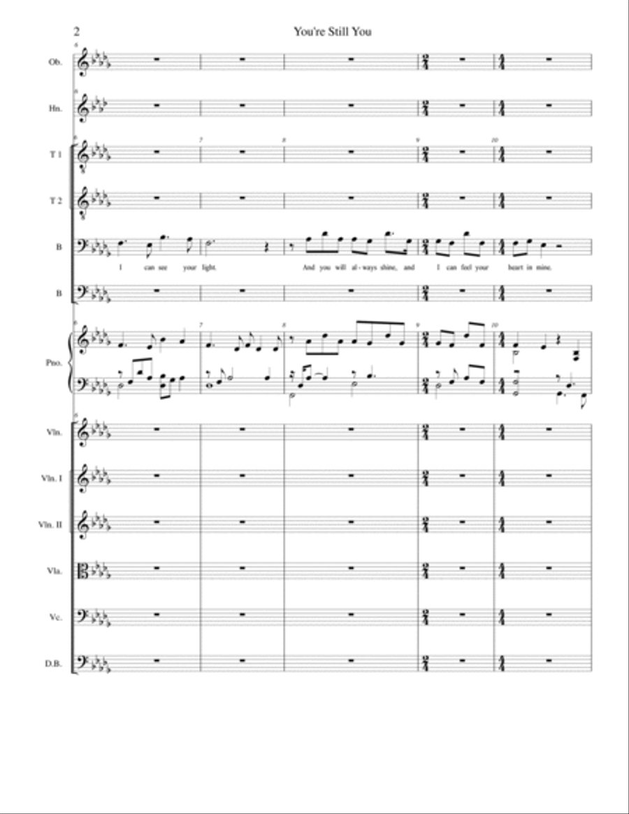 You're Still You Chamber Orchestra scores gallery preview page 2
