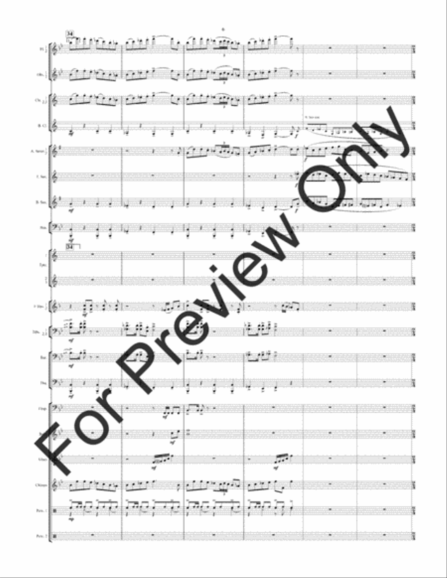 Christmas Legends Concert Band scores gallery preview page 9
