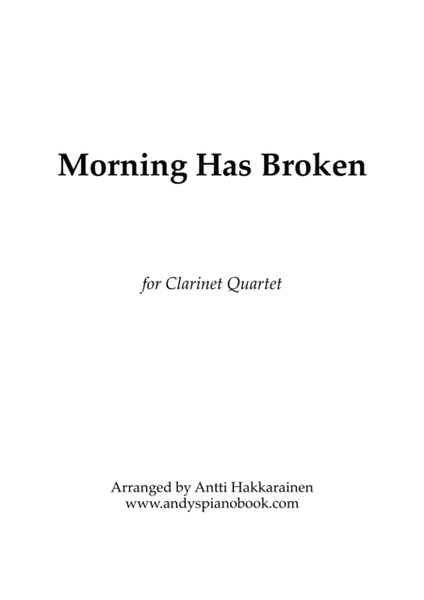 Morning Has Broken - Clarinet Quartet