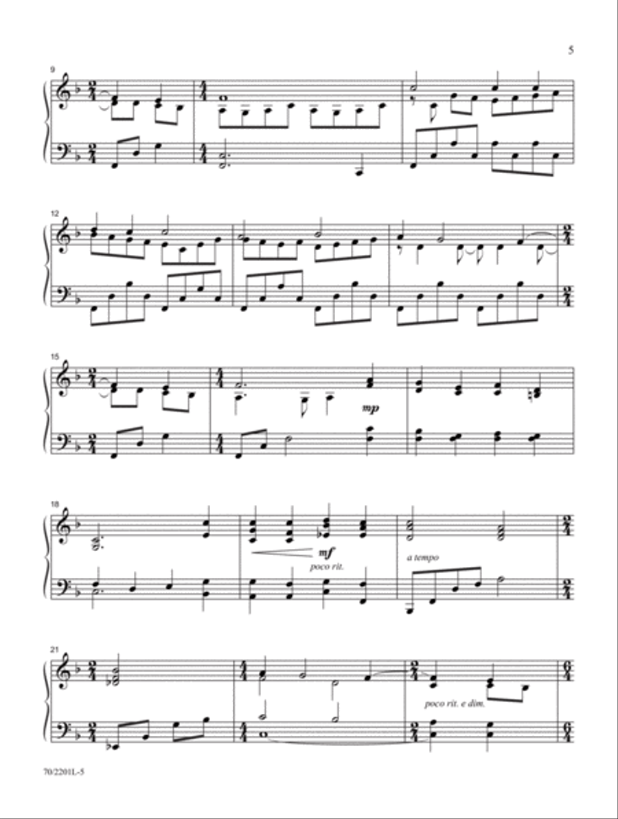 Mark Hayes Christmas Miniatures Piano Solo scores gallery preview page 5