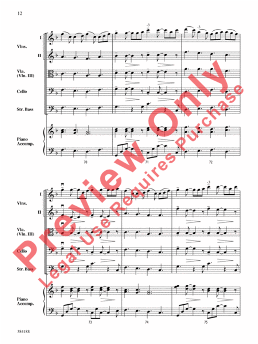 Return to Skye String Orchestra scores gallery preview page 13