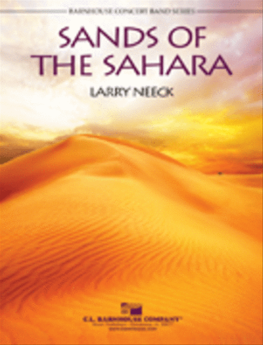 Sands of the Sahara Concert Band scores gallery preview page 1