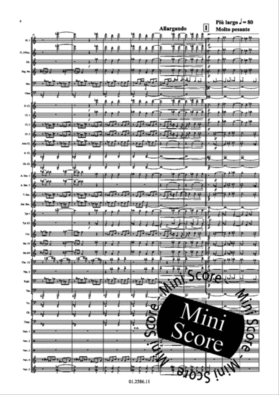 Skies Concert Band scores gallery preview page 16