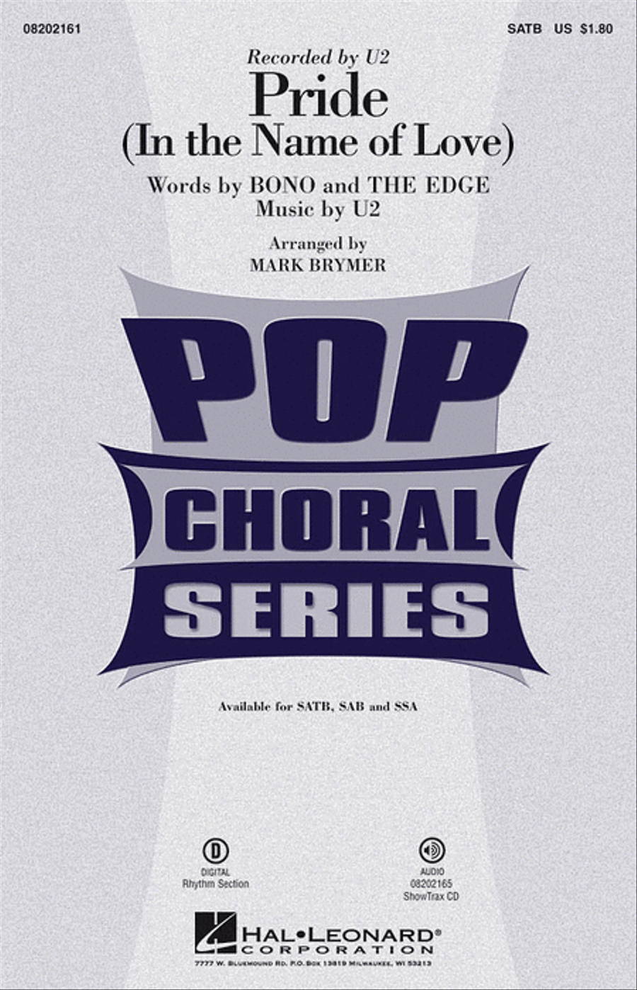Pride (In the Name of Love) Choir scores gallery preview page 1