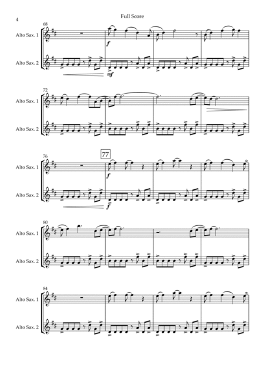 Without You Woodwind Duet scores gallery preview page 4