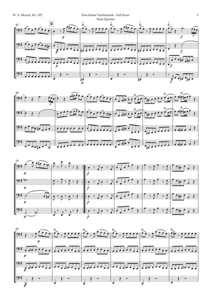 Eine kleine Nachtmusik by Mozart for Bassoon Quartet image number null