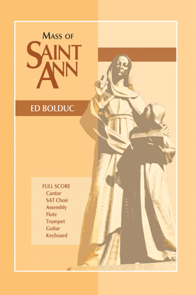 Book cover for Mass of Saint Ann - Full Score