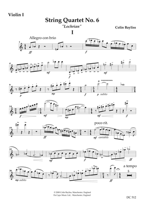 String Quartet No. 6 (Lochrian) (parts)