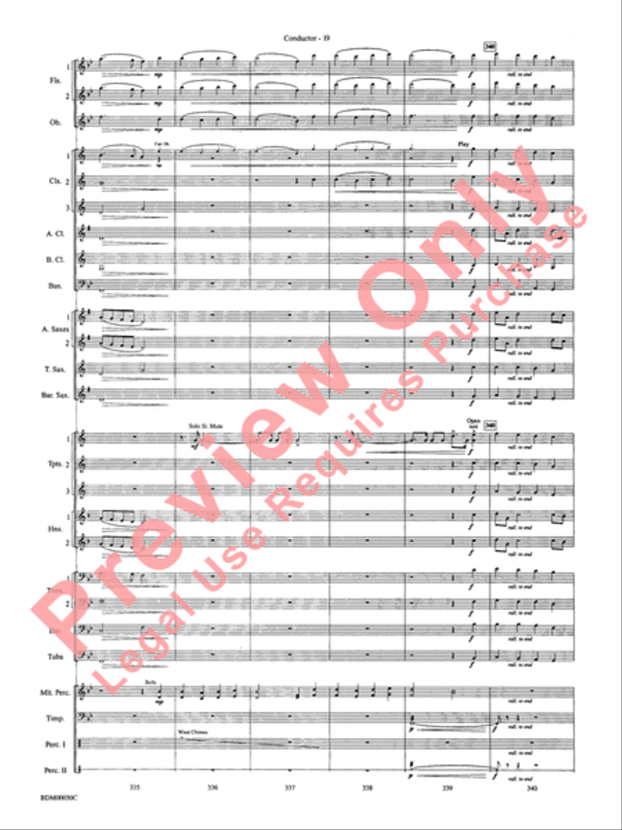 Christmas in the Round Concert Band scores gallery preview page 22