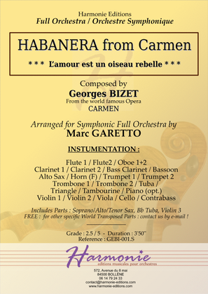 HABANERA from "Carmen" - L'amour est un oiseau rebelle