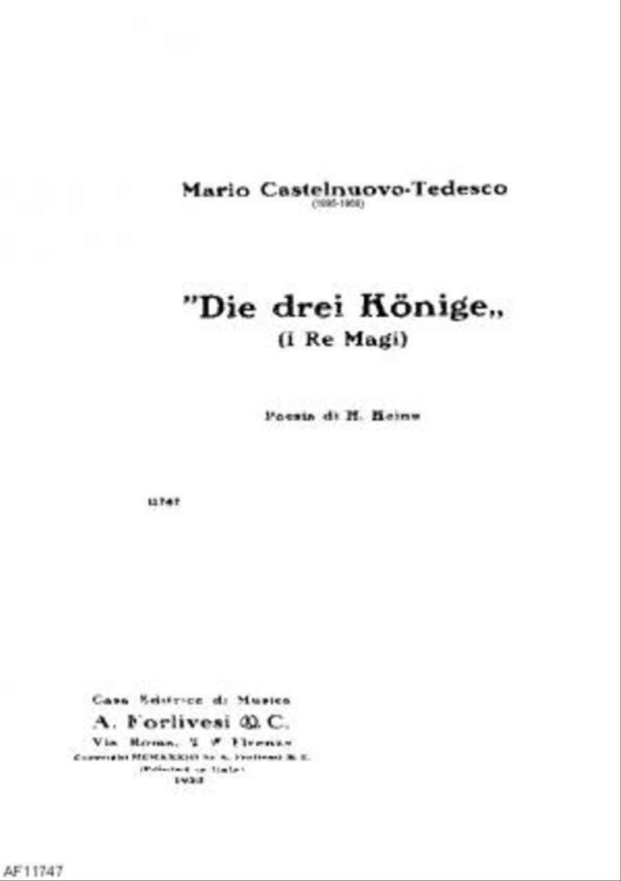 Die drei Könige Die drei Könige Voice Solo scores gallery preview page 1