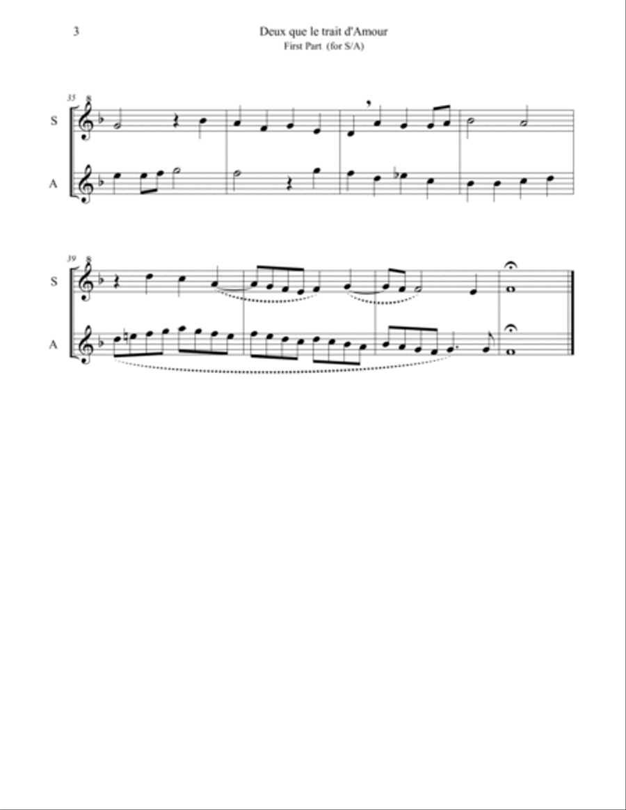 Two Renaissance Chansons for Recorder Duets Woodwind Duet scores gallery preview page 5