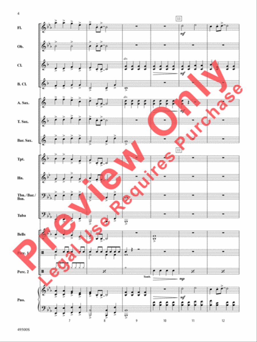 Megawatt Rock Megawatt Rock Concert Band scores gallery preview page 5