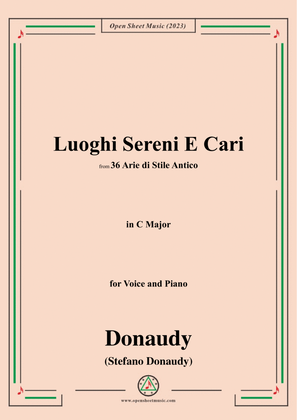 Donaudy-Luoghi Sereni E Cari,in C Major