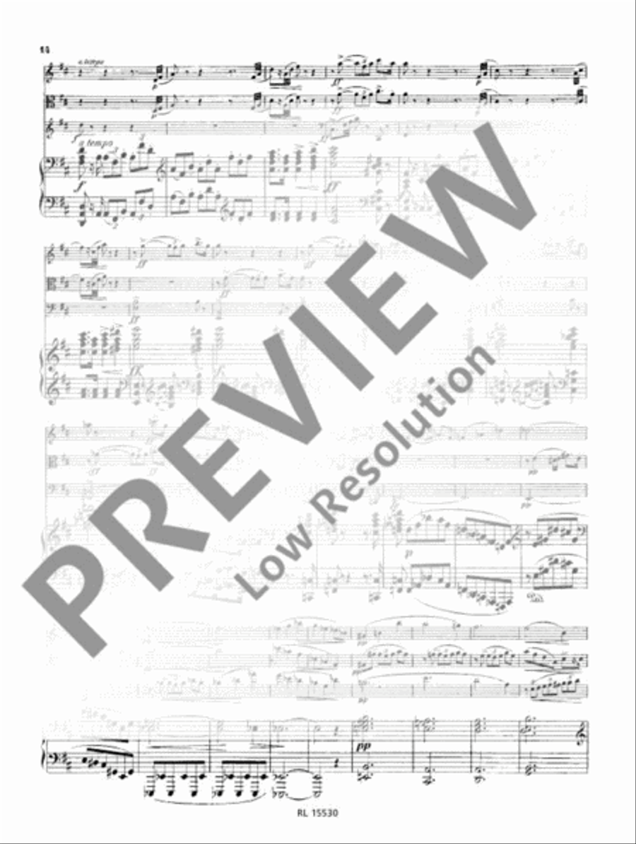 Quartet D major Cello scores gallery preview page 15