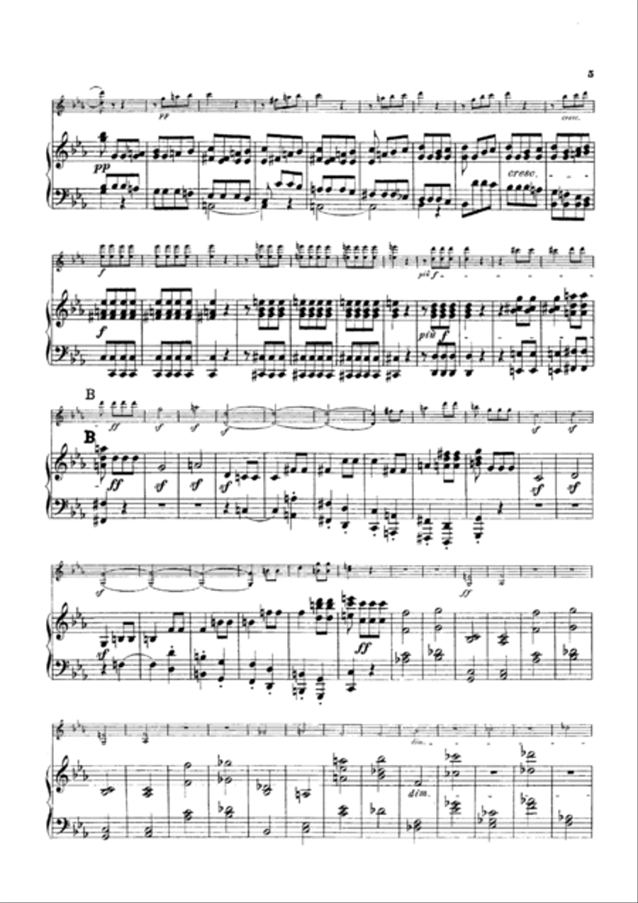 Beethoven Symphony No.5 all mvts, for Violin & Piano, VB001 Violin Solo scores gallery preview page 4
