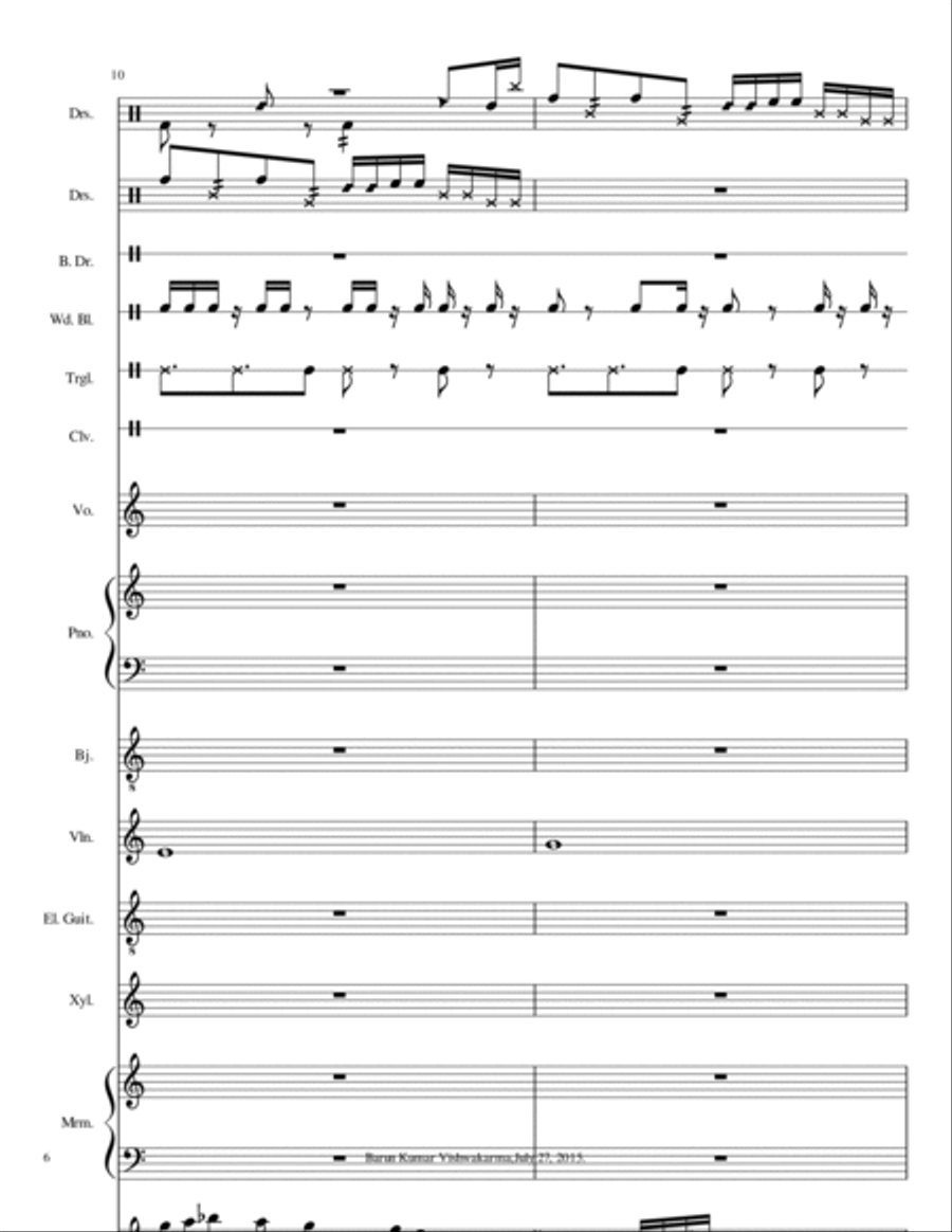 BarunFilmTrailerAndPartyFilmMusic Small Ensemble scores gallery preview page 6