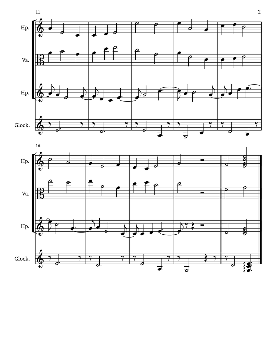 Children's Musing 61 Small Ensemble scores gallery preview page 2