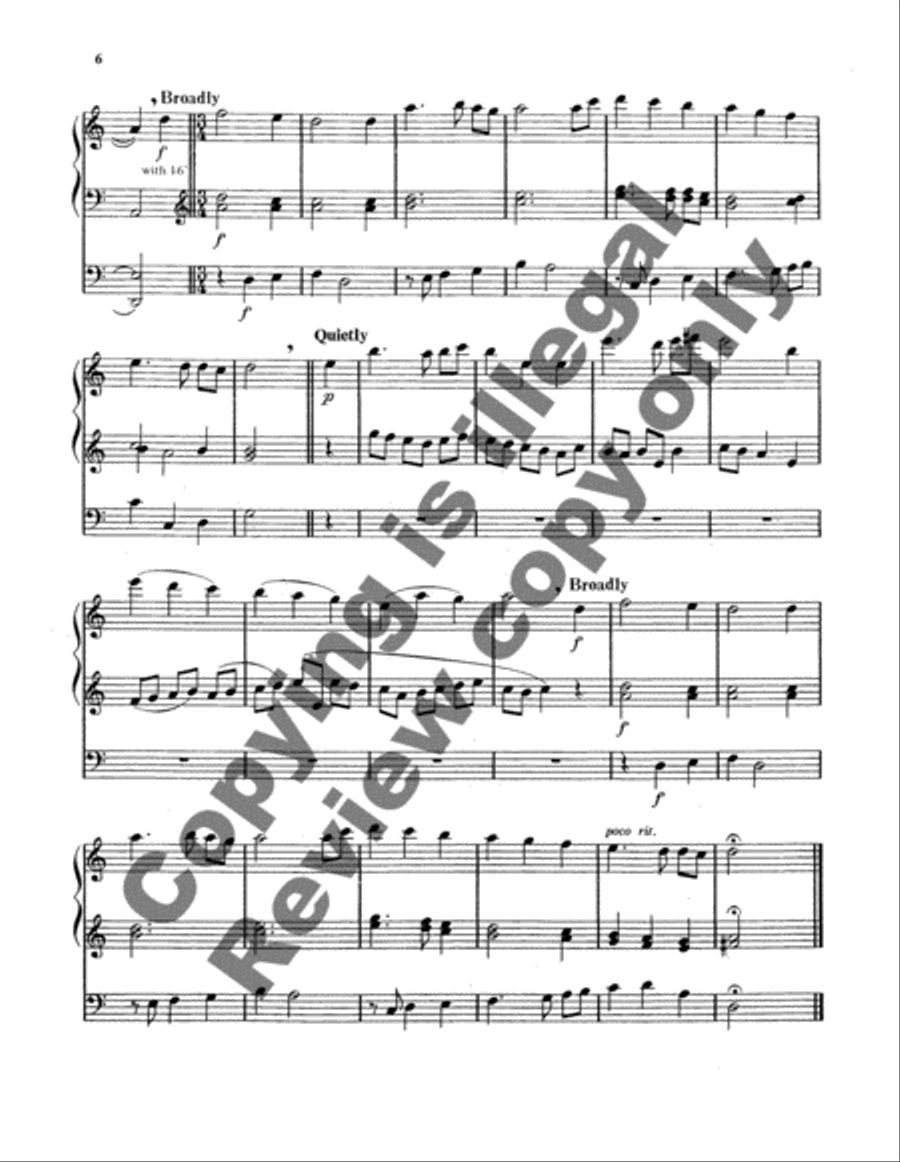 Variations on Creator of Infinities Organ scores gallery preview page 4