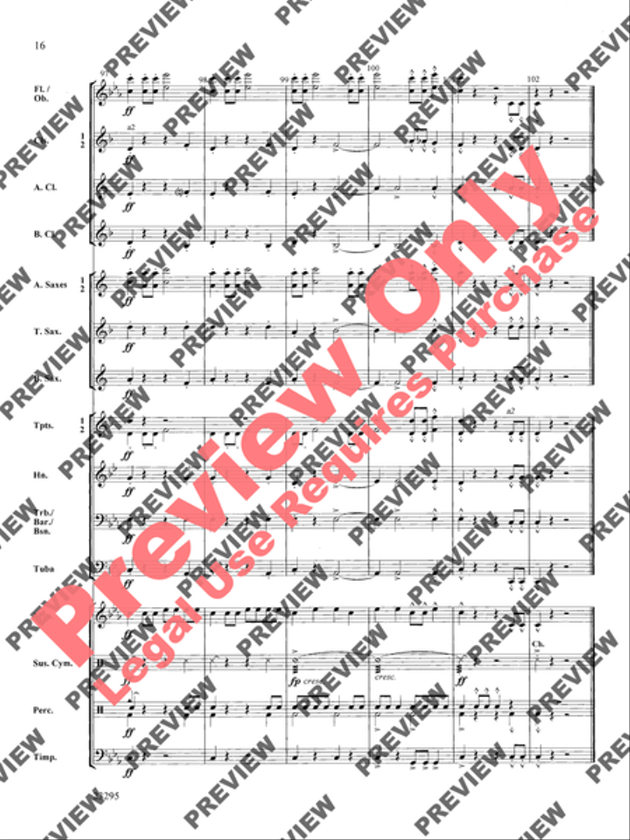 Stormchasers Concert Band scores gallery preview page 17