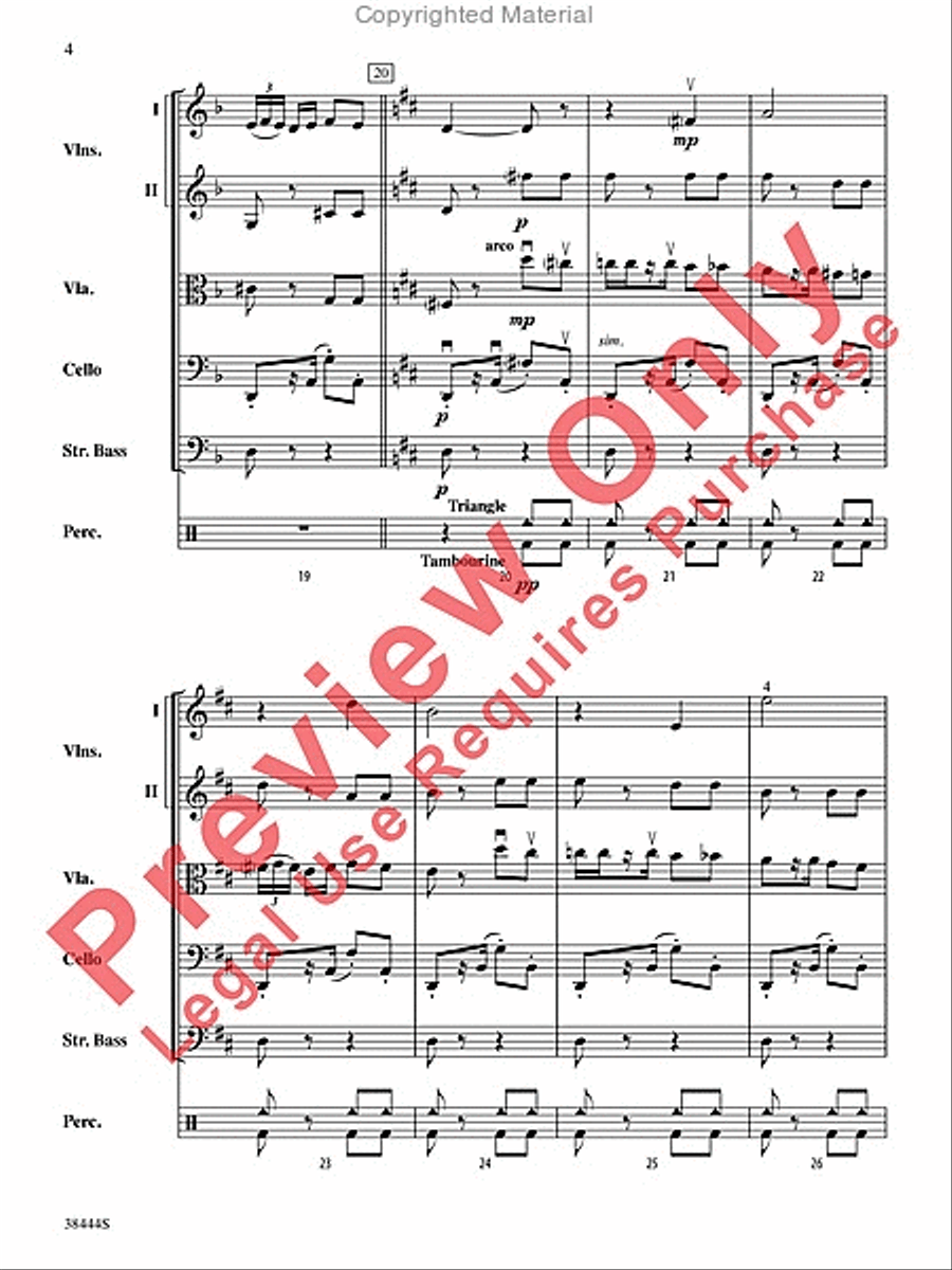 Habanera (from the opera Carmen) String Orchestra scores gallery preview page 5