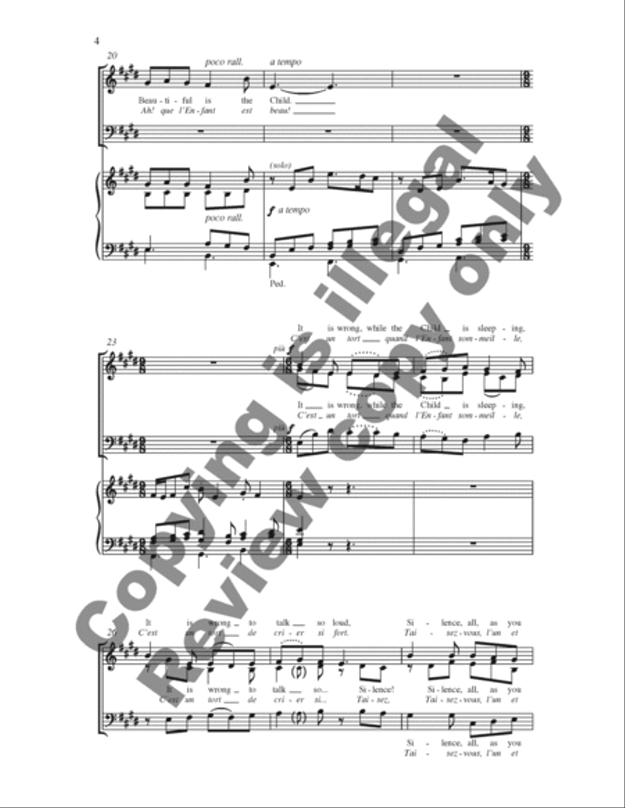 Bring a Torch, Jeannette, Isabella 3-Part scores gallery preview page 4