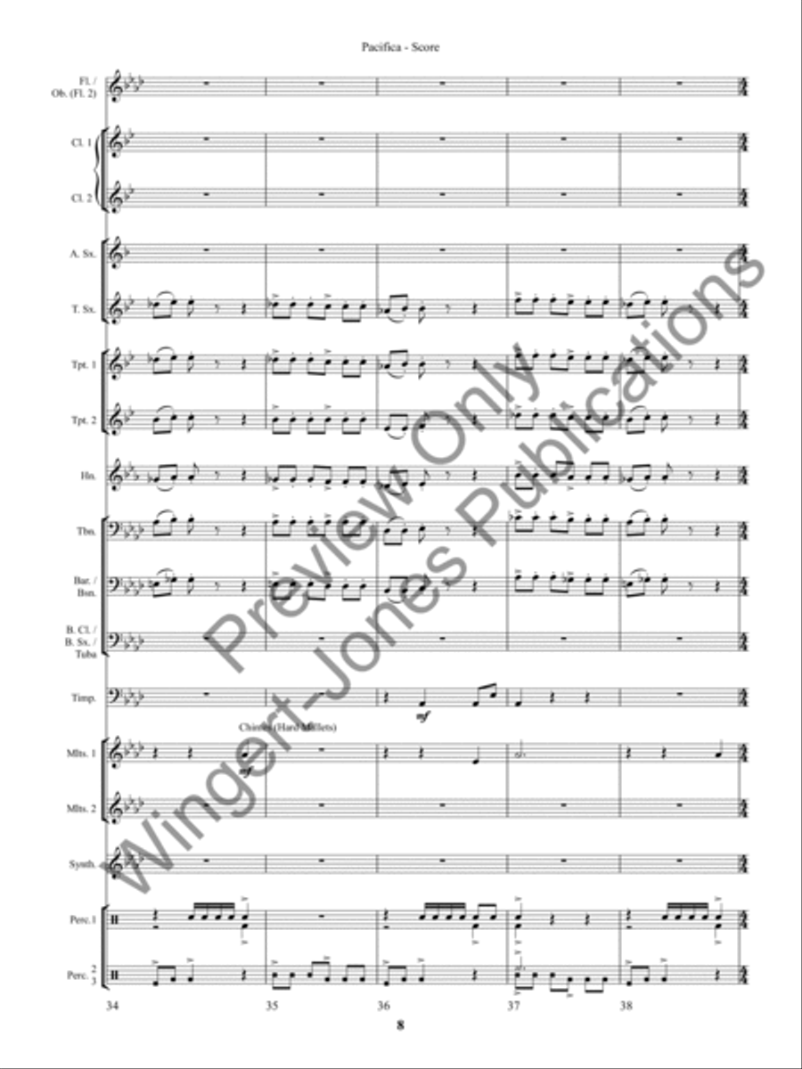 Seige Seige Concert Band scores gallery preview page 11