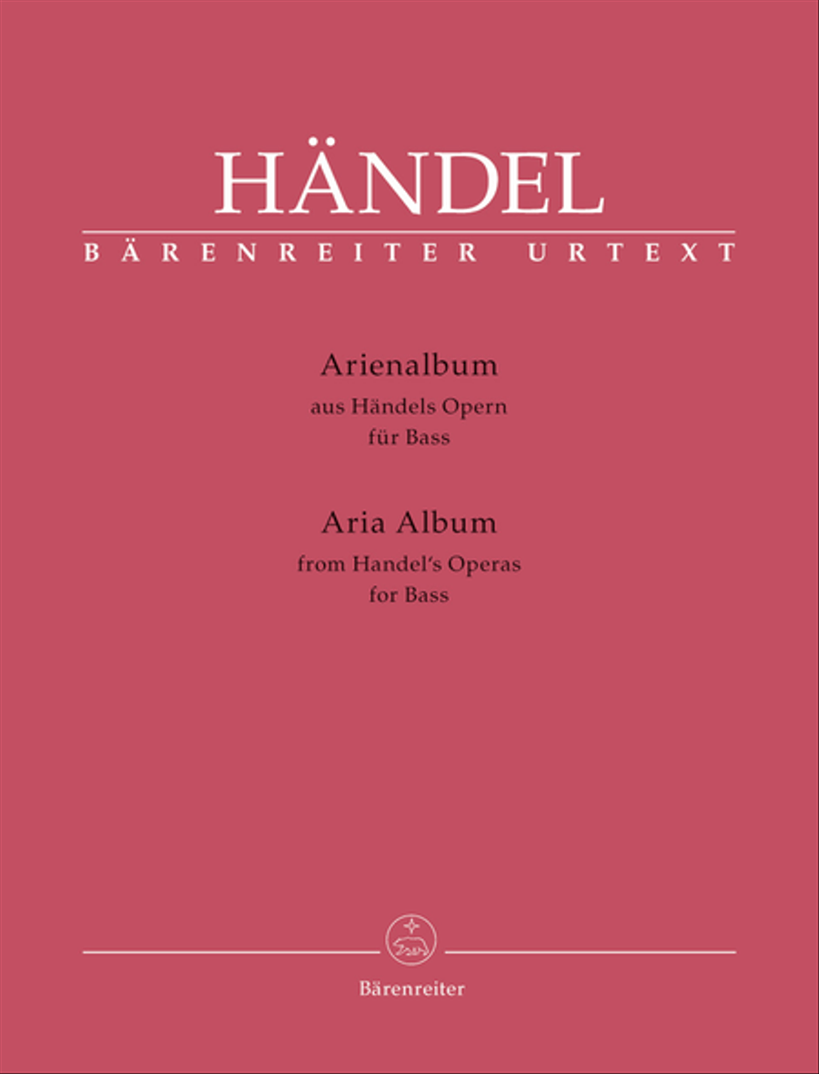 Arienalbum aus Handels Opern fur Bass Bass Voice scores gallery preview page 1