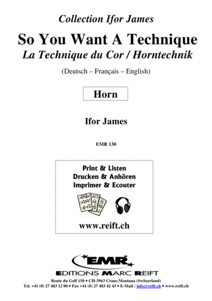 So You Want A Technique / La Technique du Cor / Horntecknik