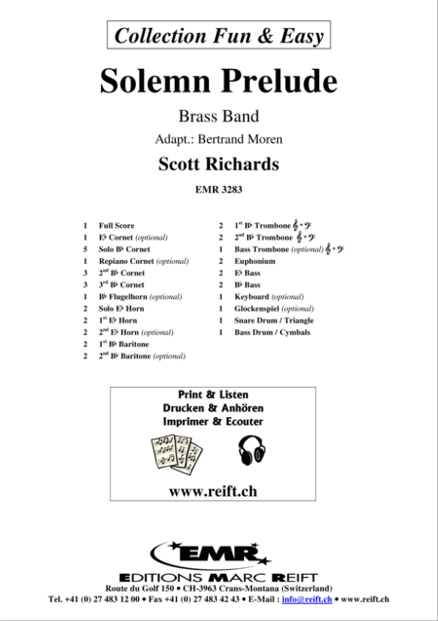 Solemn Prelude Brass Band scores gallery preview page 2