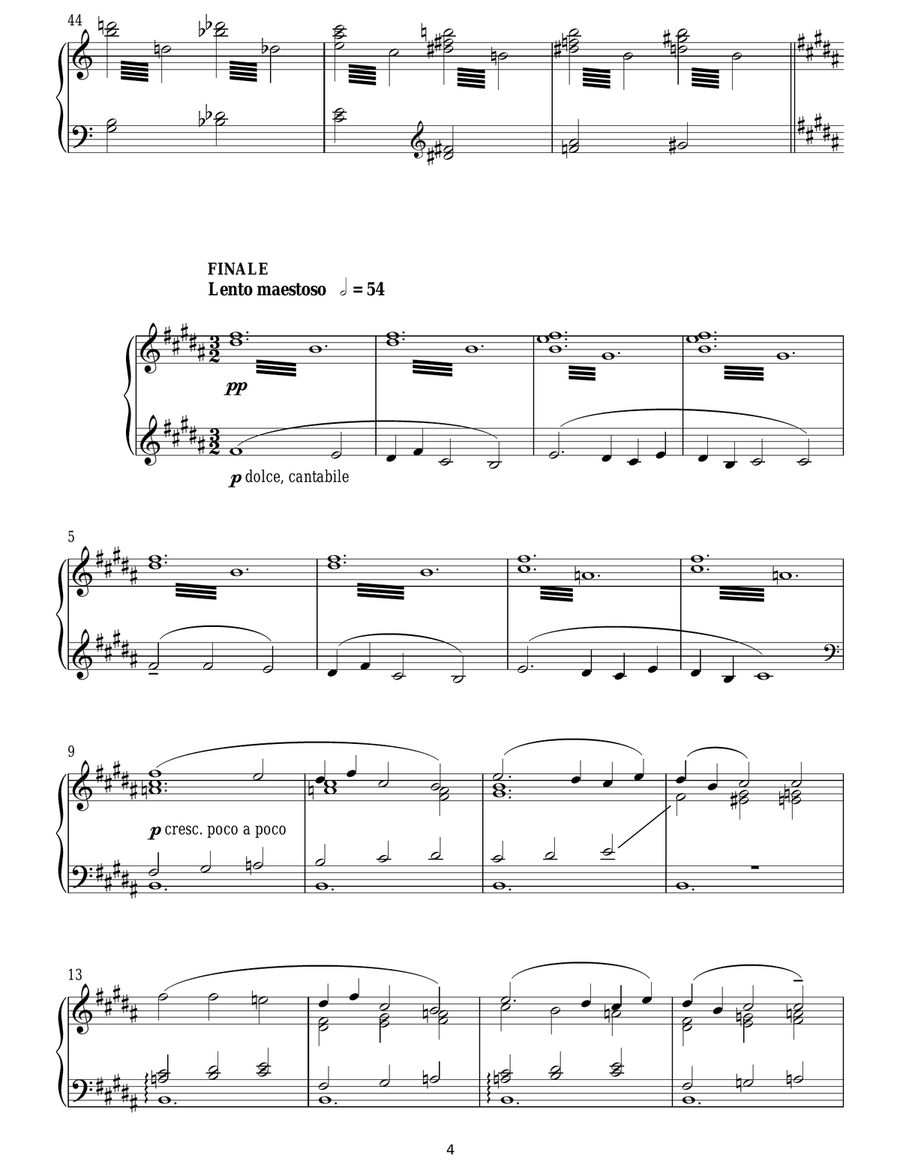 The Firebird (Berceuse & Finale) Piano Solo scores gallery preview page 4