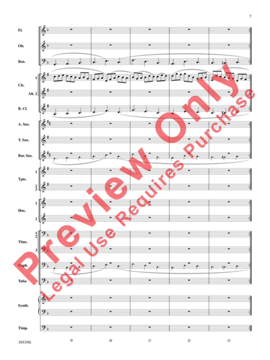Jesu, Joy of Man's Desiring Concert Band scores gallery preview page 10