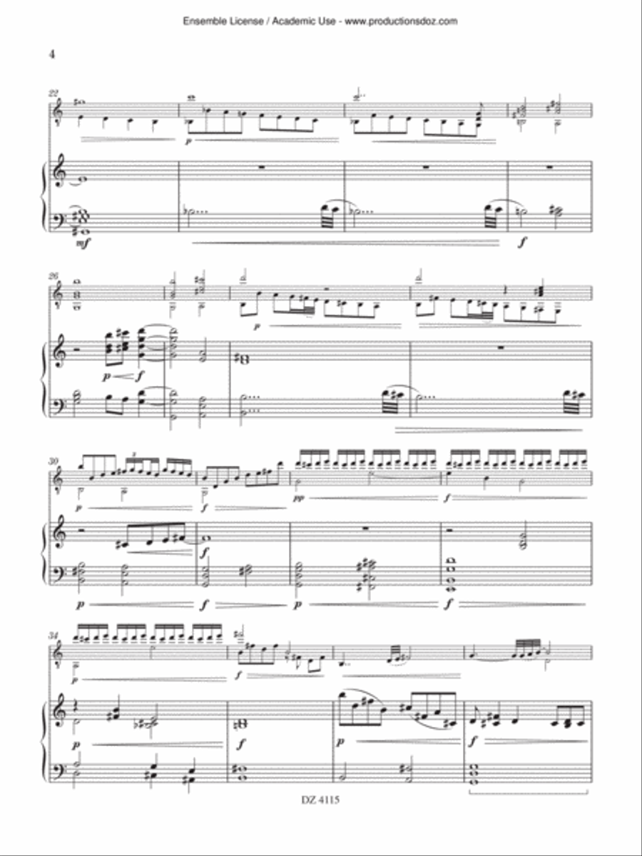 Three Sacred Pieces Classical Guitar scores gallery preview page 4