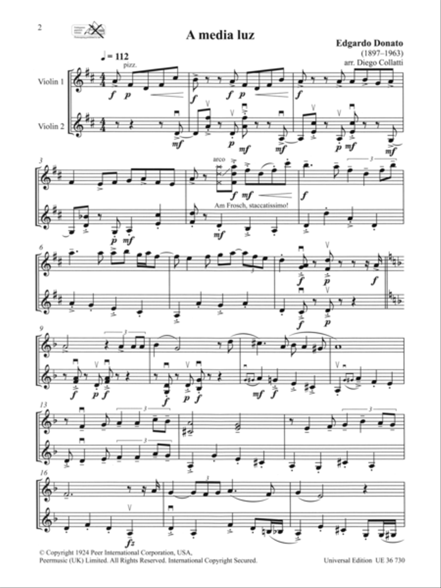 Tango Passion Chamber Music scores gallery preview page 2