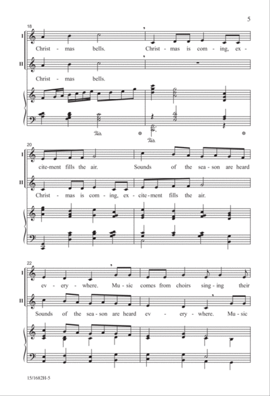 Christmas Bells are Ringing 2-Part scores gallery preview page 5