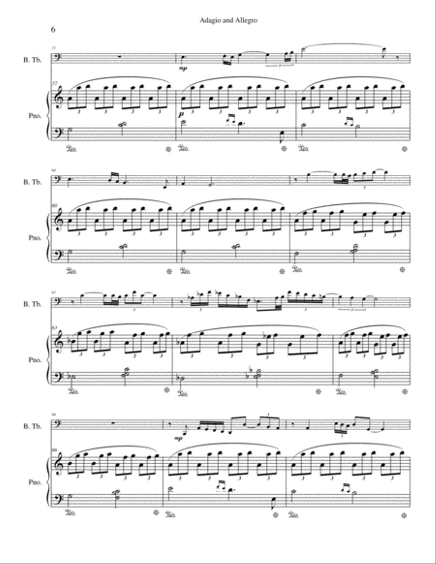 Adagio and Allegro Small Ensemble scores gallery preview page 6