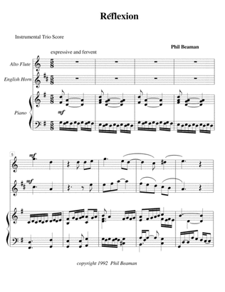 Reflexion-Alto Flute-English Horn-Piano