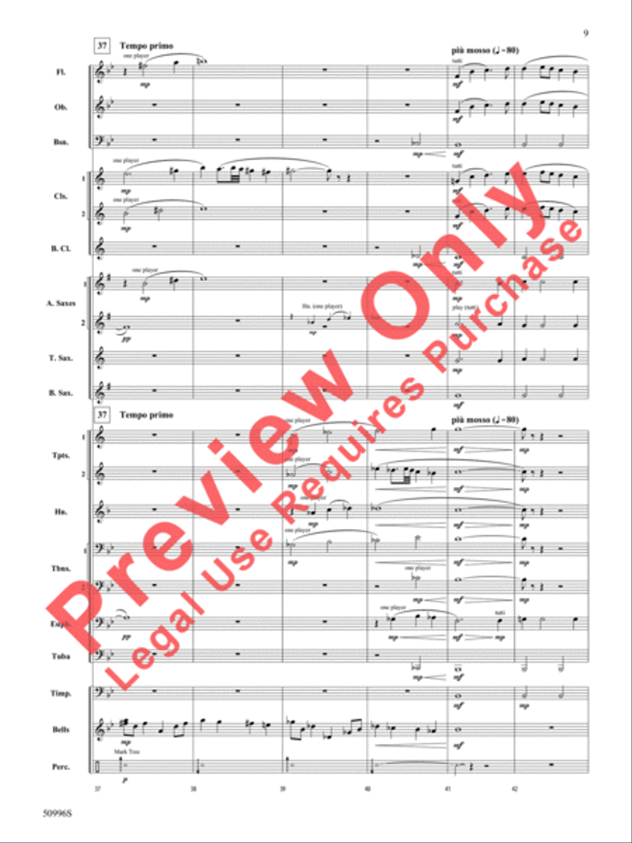 Cherished Concert Band scores gallery preview page 10