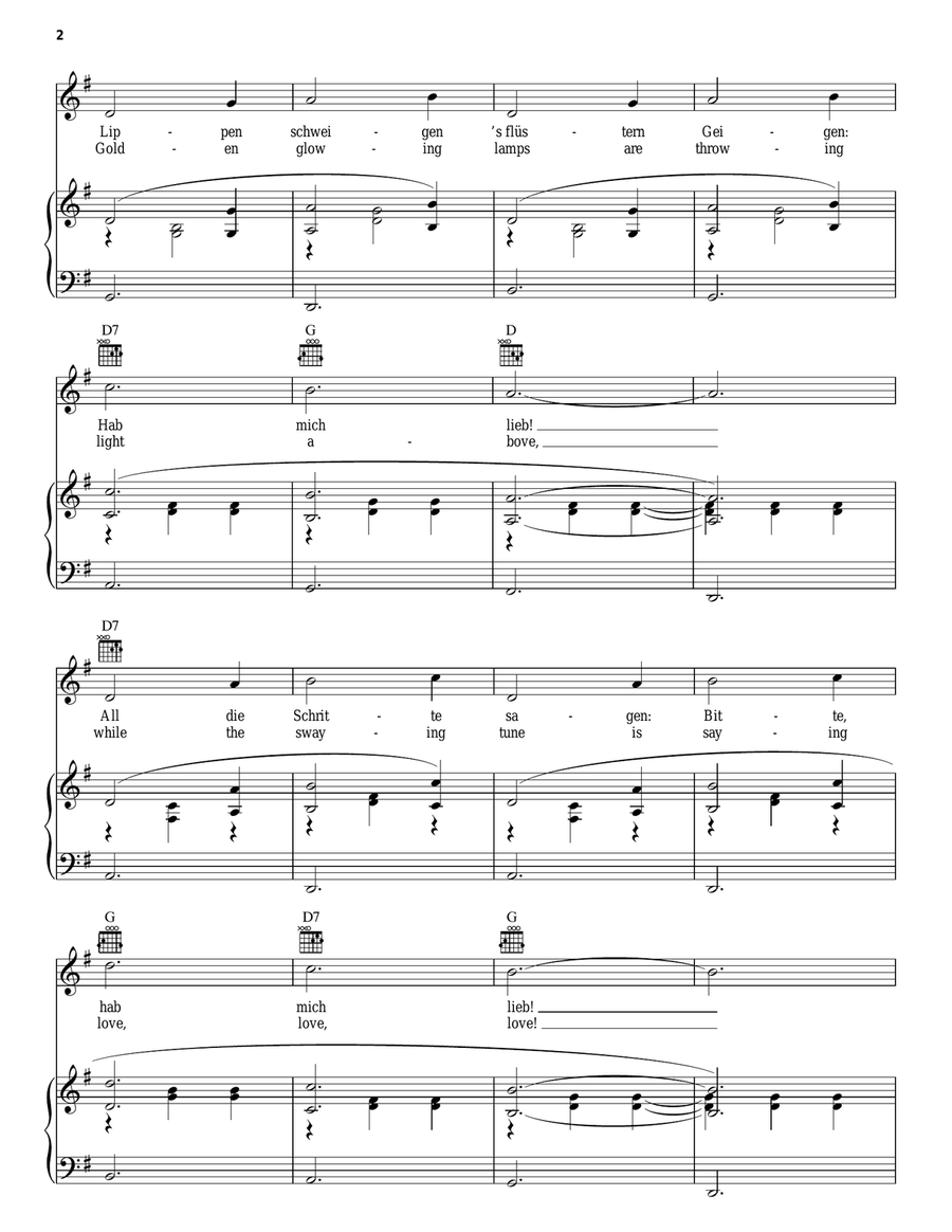 The Merry Widow Waltz The Merry Widow Waltz Piano, Vocal, Guitar scores gallery preview page 2
