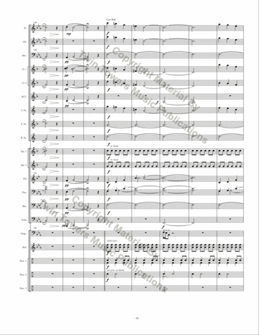 Monuments Monuments Concert Band scores gallery preview page 19
