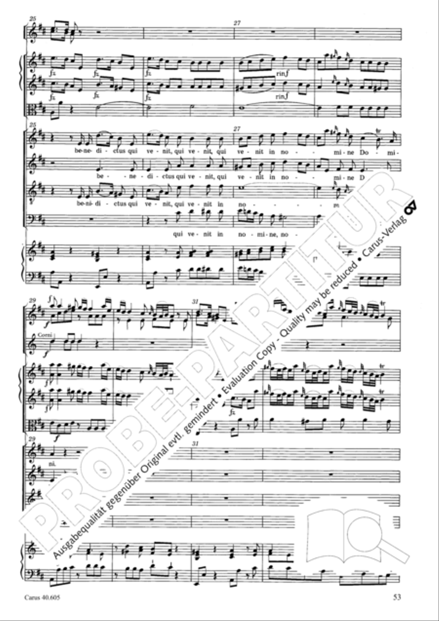 Nikolai Mass (Missa Sancti Nicolai) 4-Part scores gallery preview page 54