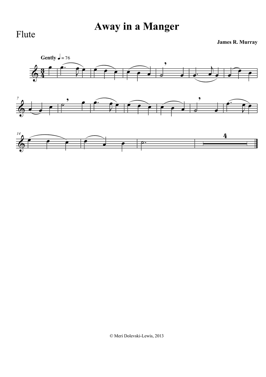 A Beginner Flute Christmas Flute Solo scores gallery preview page 3