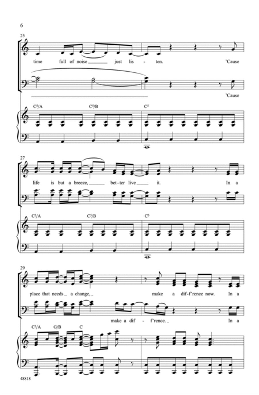 Be a Light Be a Light Choir scores gallery preview page 5