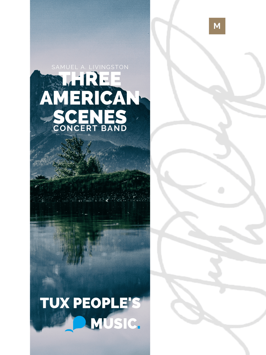 Three American Scenes Three American Scenes Concert Band scores gallery preview page 1