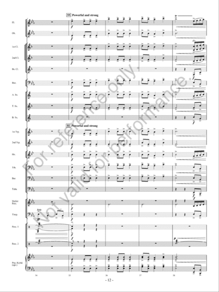 Captain Courageous Concert Band scores gallery preview page 13