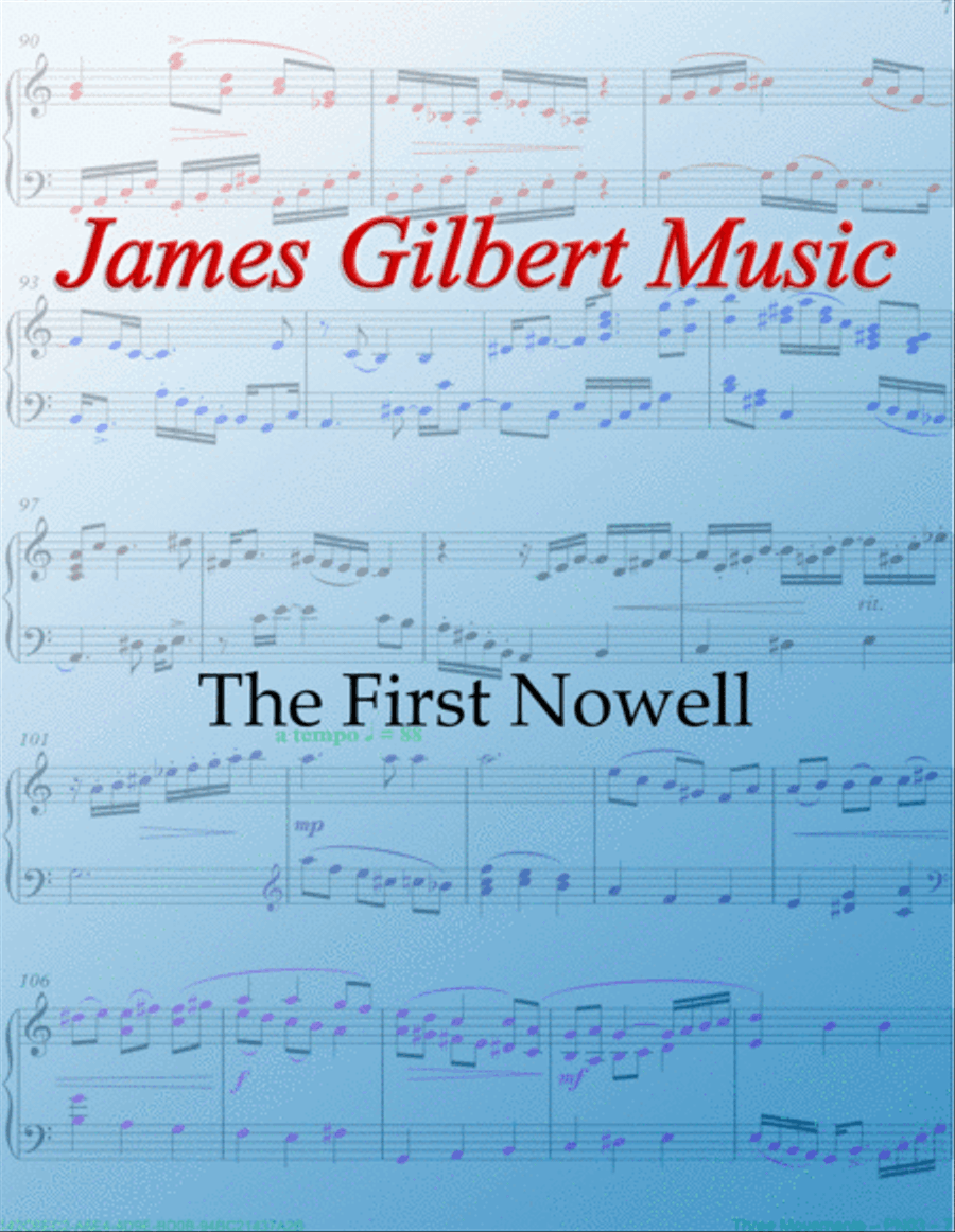 The First Nowell Piano Solo scores gallery preview page 1