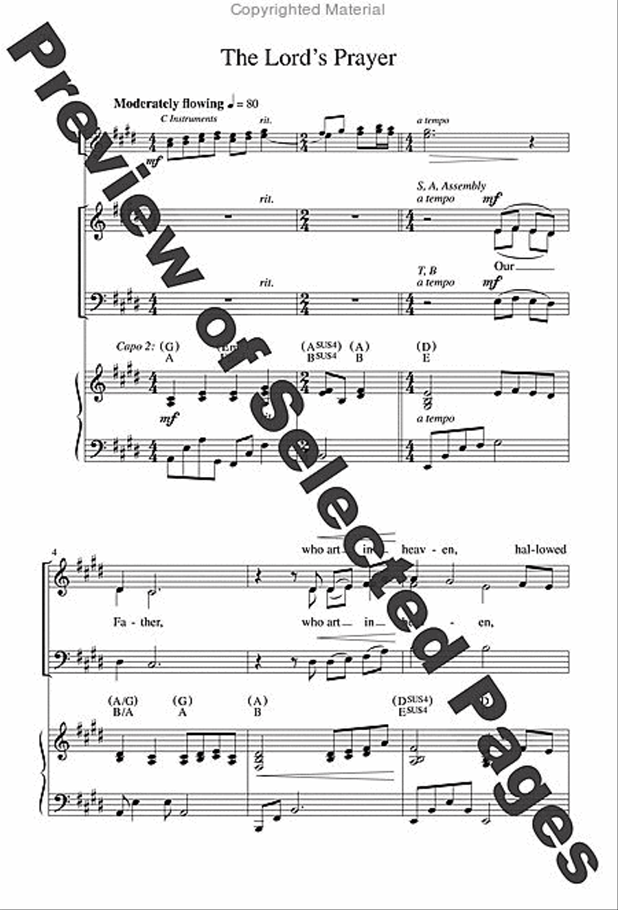 The Glendalough Mass - Choral / Accompaniment Edition 3-Part scores gallery preview page 22