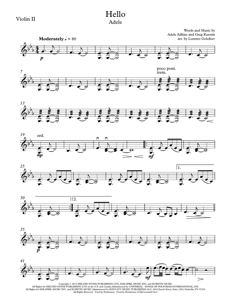 Hello String Quartet scores gallery preview page 3