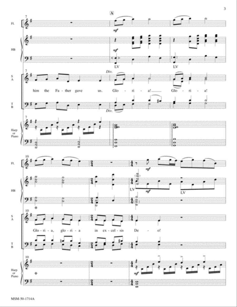 On This Day Earth Shall Ring (Full Score) Choir scores gallery preview page 4