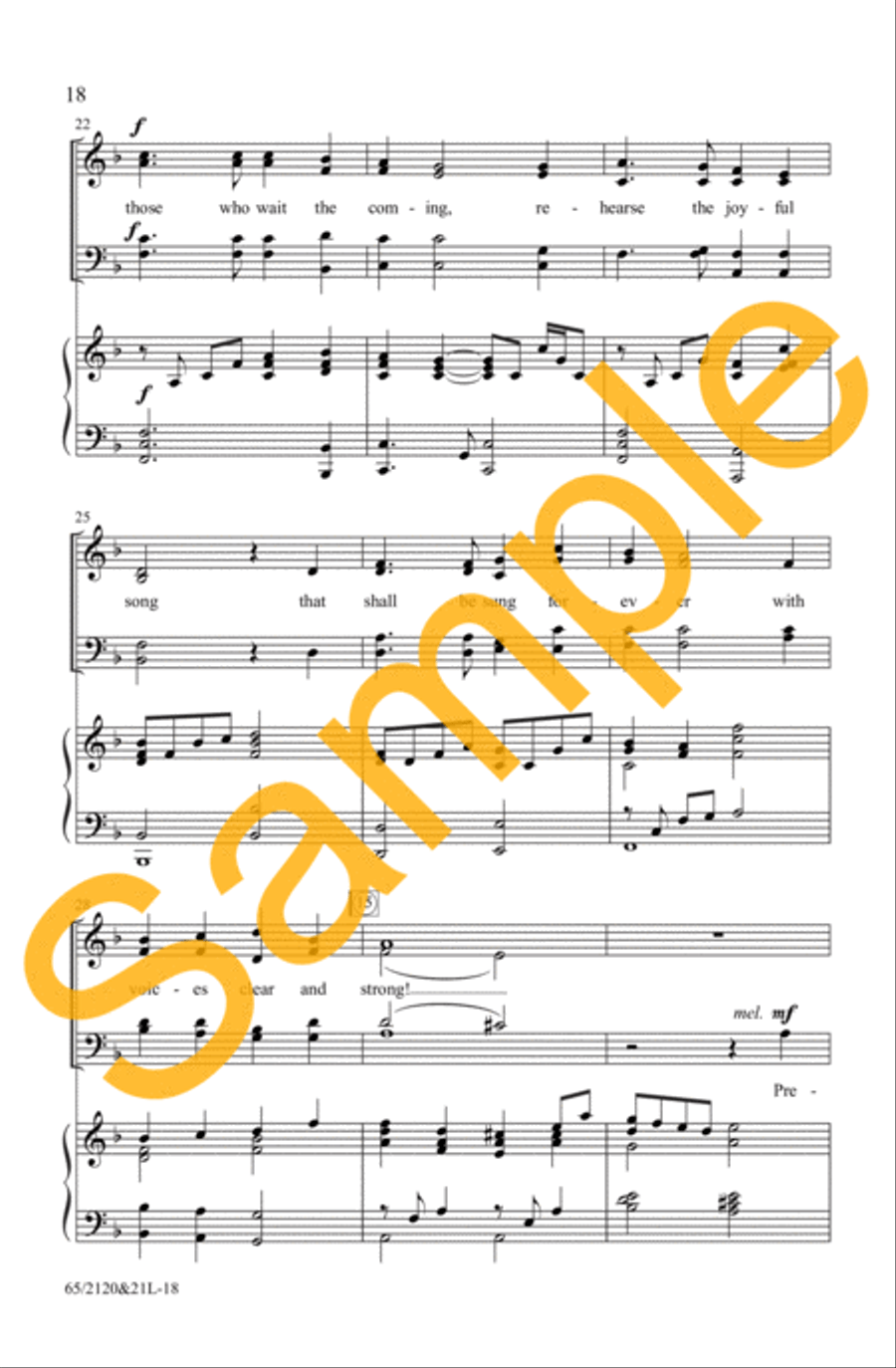 A New and Glorious Morn! - SATB with Performance CD 4-Part scores gallery preview page 16